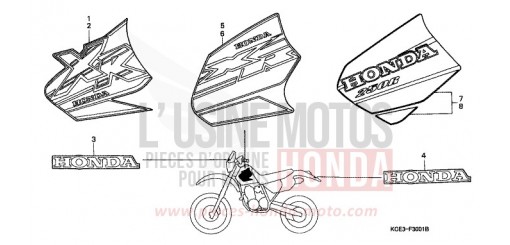 MARQUE (XR250RX/Y/1) XR250RX de 1999